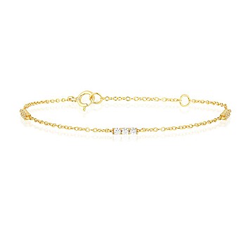 Bracelet br1952 in Gold with Diamonds