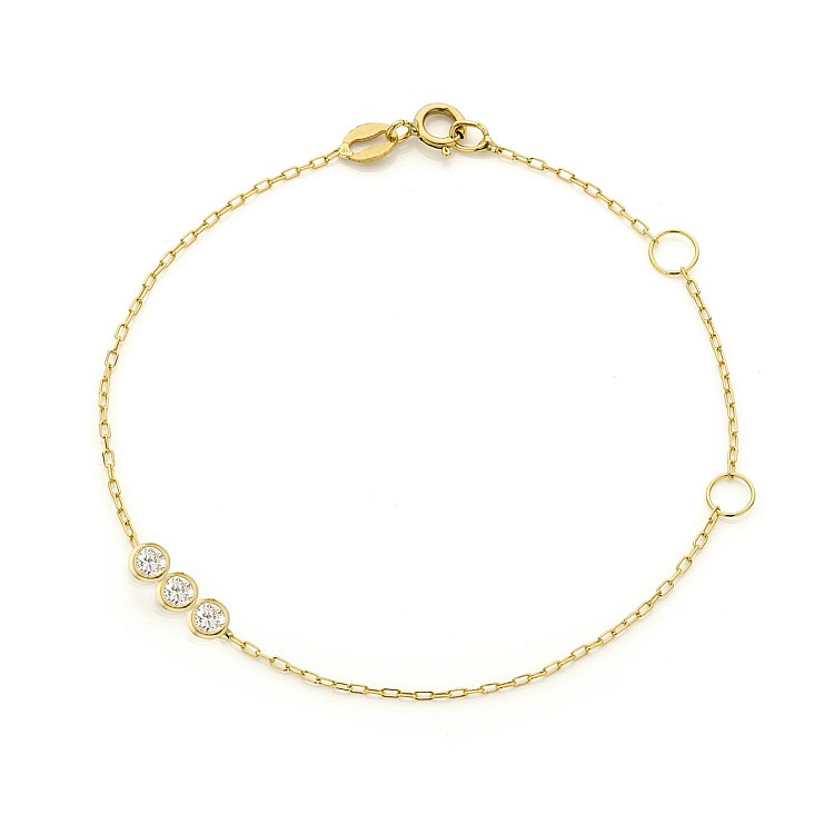 Bracelet br1997 in Gold with Diamonds