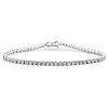 Gold tennis bracelet with 2.00ct colorless diamonds br2687