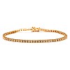 Gold tennis bracelet with Diamonds 0.87ct br2694