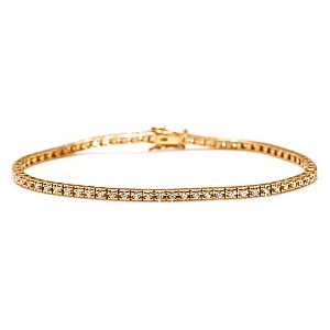 Gouden tennisarmband met diamanten 0,87ct br2694