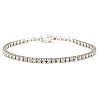 White Gold 18k Tennis Bracelet with 4.40ct Clear Diamonds br2694