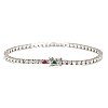 White Gold 18k Tennis Bracelet with 4.40ct Clear Diamonds br2694