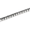 Tennis bracelet in Gold and Black Diamonds 5.30ct br2243dn