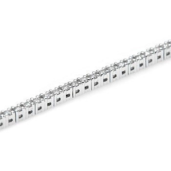 Tennis bracelet 1.00ct in Gold with colorless Diamonds br2696