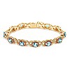 Gold bracelet br2705tpdirb with Diamonds, Rubies and Topazes