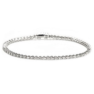 Tennisarmband van 18k goud met 1,50 ct diamanten br2762