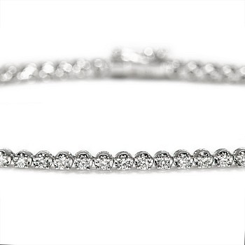 Tennis Bracelet in 18k Gold with 1.50ct Diamonds br2762