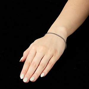 Tennisarmband 0,50 ct in goud met kleurloze diamanten br2786