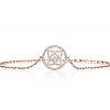 Lotus br300 Gold Bracelet with Natural Diamonds