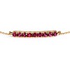 Bracelet br2744 in Gold with Rubies