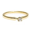 Engagement ring i004 in Gold with Diamond