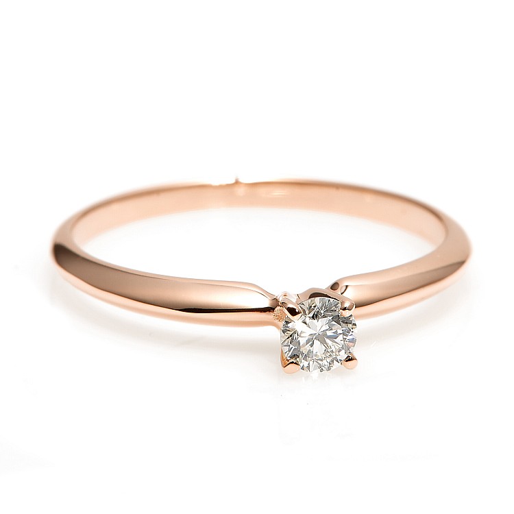 Engagement ring i007 in Gold with Diamond