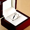 Engagement ring i017p4 in Gold with Diamond - GIA 0.30ct - 0.40ct