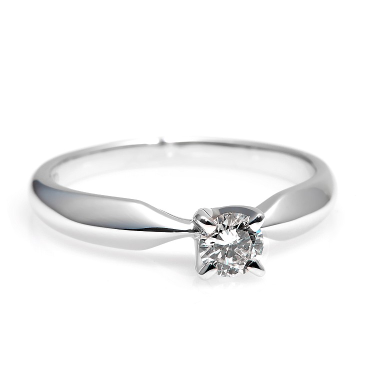 Engagement ring i017p4 in Gold with Diamond - GIA 0.30ct - 0.40ct