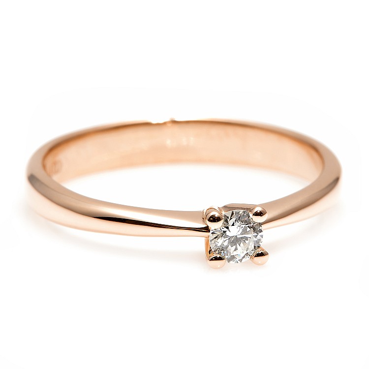 Engagement ring i026 in Gold with Diamond