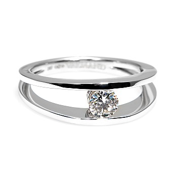 Engagement ring i1145 in Gold with Diamond - GIA 0.30ct - 0.40ct