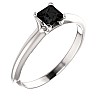 Engagement ring i122005Dn in Gold with Black Diamond 0.33ct - 0.85ct