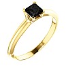 Engagement ring i122005Dn in Gold with Black Diamond 0.33ct - 0.85ct