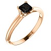 Engagement ring i122005Dn in Gold with Black Diamond 0.33ct - 0.85ct