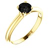 Engagement ring i122005Dn in Gold with Black Diamond 0.33ct - 0.85ct