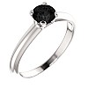 Engagement ring i122005Dn in Gold with Black Diamond 0.33ct - 0.85ct