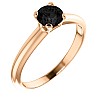 Engagement ring i122005Dn in Gold with Black Diamond 0.33ct - 0.85ct