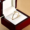 Engagement ring i122005 in Gold with Colorless Diamond