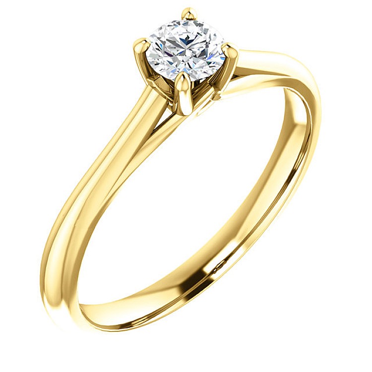 Engagement ring i122047 in Gold with Diamond - GIA 0.50ct - 0.70ct