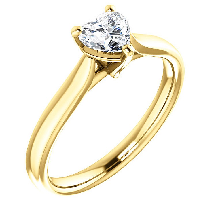 Engagement ring i122089 in Gold with Diamond - GIA 0.30ct - 0.40ct