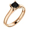 Engagement ring i122100Dn in Gold with Black Diamond 0.33ct - 0.85ct