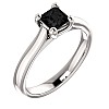 Engagement ring i122100Dn in Gold with Black Diamond 0.33ct - 0.85ct