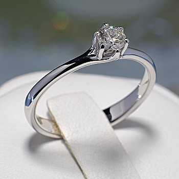 Engagement ring in Platinum with Diamond - GIA 0.50ct - 0.70ct i122118Pt