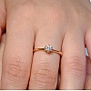 Engagement ring i122118 in Gold with Diamond - GIA 0.30ct - 0.40ct