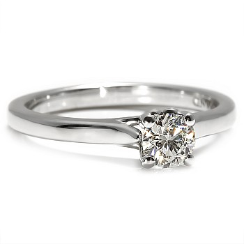 Platinum Engagement Ring with GIA Certified Diamond i122455pt