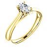 Gold engagement ring with Diamond - GIA 0.30ct - 0.40ct i122455