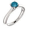 Engagement ring i122455Db in Gold with Blue Diamond 0.30ct - 0.50ct