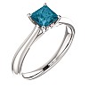 Engagement ring i122455Db in Gold with Blue Diamond 0.30ct - 0.50ct