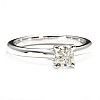 Gold Engagement Ring with Diamond Cushion GIA Certified i122455Dch