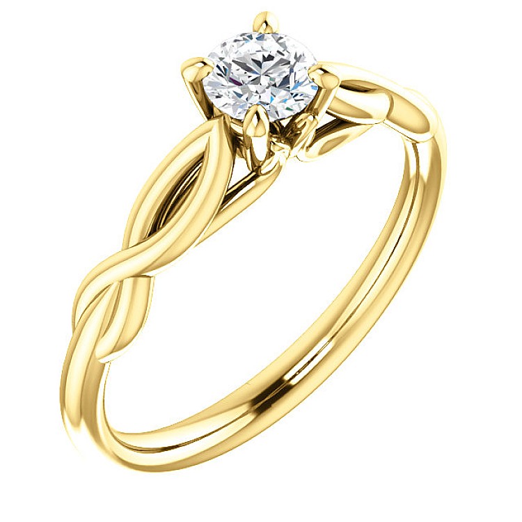 Engagement ring i122705 in Gold with Diamond - GIA 1.00ct