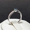 Gold engagement ring i123018db with Blue Diamond 0.30ct - 0.50ct