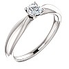 Engagement ring i123018 in Gold with Colorless Diamond - GIA 0.30ct - 0.40ct