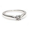 Engagement ring i123018 in Gold with Colorless Diamond - GIA 0.30ct - 0.40ct