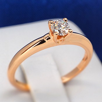 Engagement ring i123058 in Gold with Diamond - GIA 0.30ct - 0.40ct