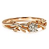 Engagement ring i124343 in Gold with Diamond inspired by nature