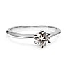 Engagement ring Tiffany model in Platinum with Colorless Diamond i168pt