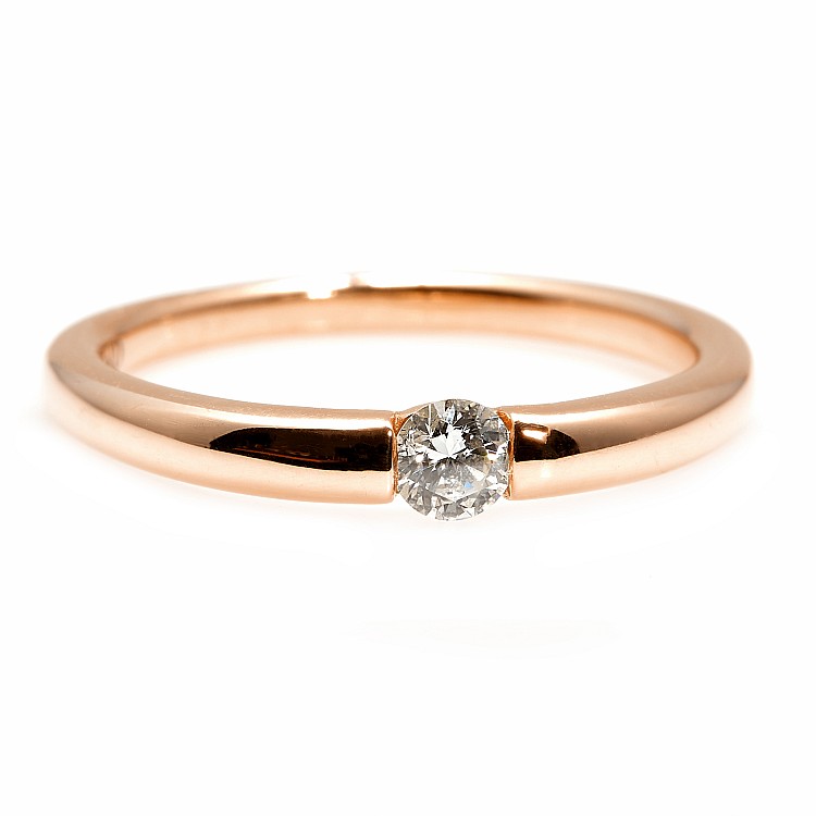 Engagement ring i511 in Gold with Diamond