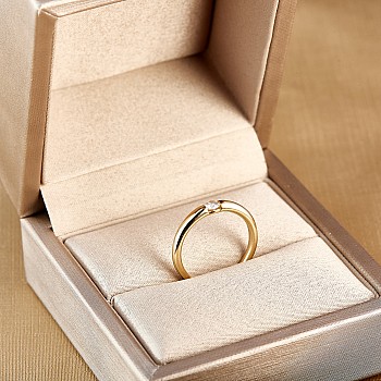 Engagement ring i511 in Gold with Diamond  0.10ct - 0.15ct