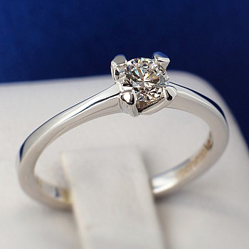 Engagement ring i513 in Gold with Diamond 0.10ct - 0.25ct