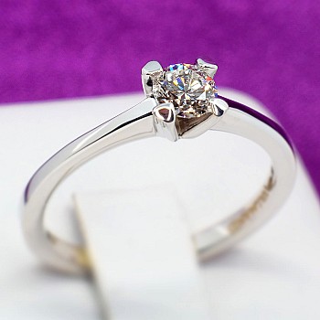 Engagement ring i513 in Gold with Diamond - GIA 0.30ct - 0.40ct